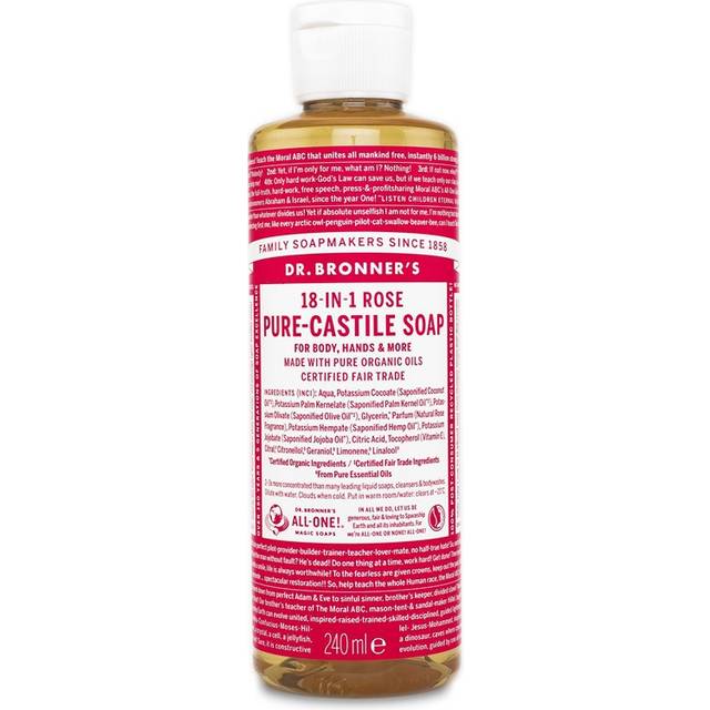 Dr. Bronner&#39;s 18-IN-1 Pure-Castile Magic Soap Rose 8 fl oz