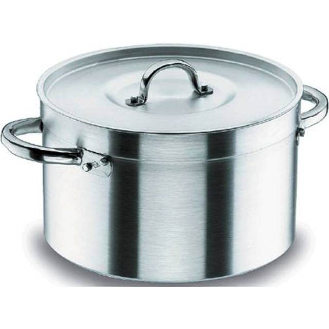 Lacor-20021-DEEP KASSEROLE 20 cm. CHEF-ALU 36 cm SILVER