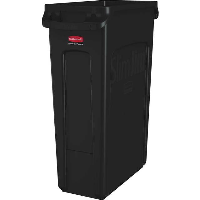 Rubbermaid Slim Jim Venting Channel Container 87 Litre - FG354060GRAY