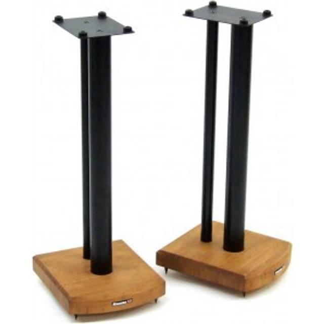 Atacama moseco 5 speaker stands - pair black satin natural - 50cm support 500mm