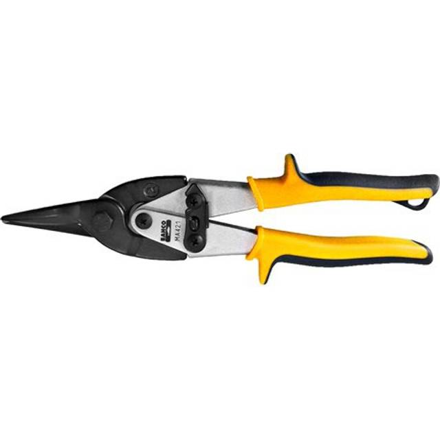 Bahco MA421 Yellow/Blue Aviation Compound Snip Straight Cut 250mm