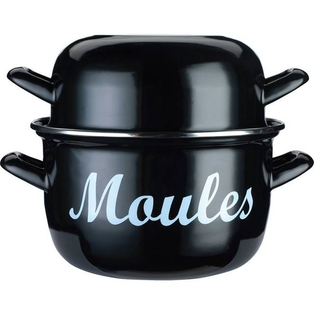 World of Flavours Mediterranean Large Mussels Pot - Grey - One Size