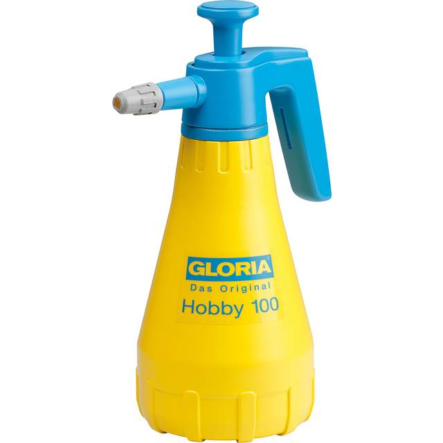 GLORIA tryckspruta Hobby 100, Trädgårdsspruta, Handspruta, 1,0 l kapacitet, Med justerbart munstycke