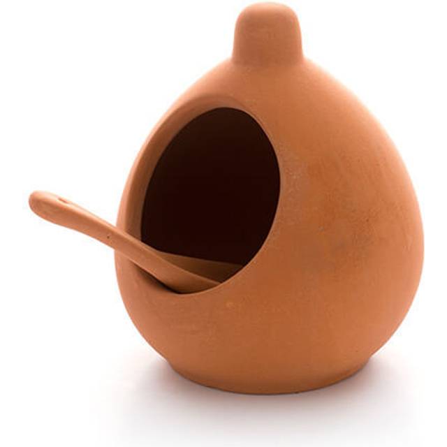 Dexam Salt Cellar & Spoon Set in Terracotta - 17851107