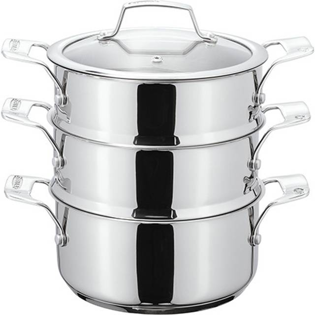 Stellar stainless steel 22cm 3 tier steamer stm04