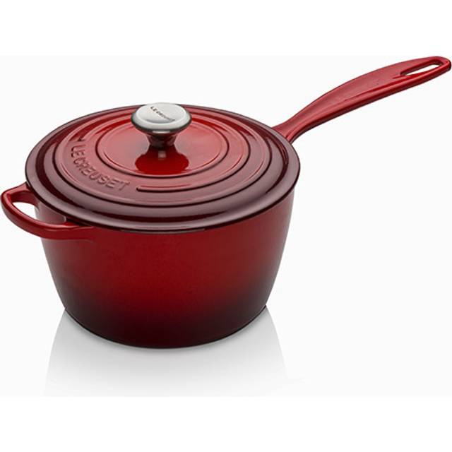 Le Creuset Signature Cast Iron Saucepan - Cerise (20cm)