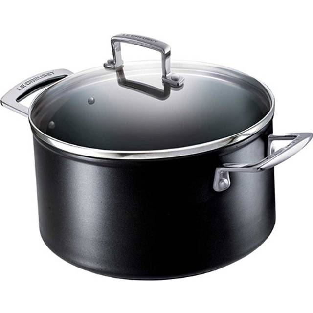 Le Creuset Toughened Non-Stick Deep Casserole 24cm - Black (28cm)