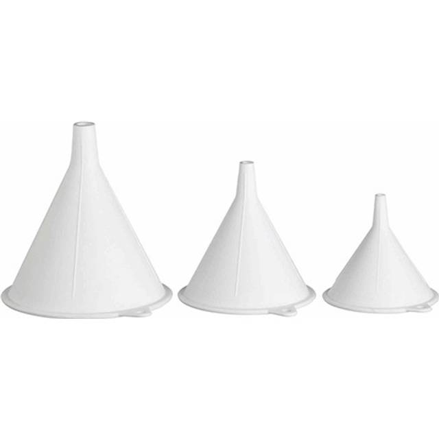 KitchenCraft Plastic Food Funnel 3 Piece