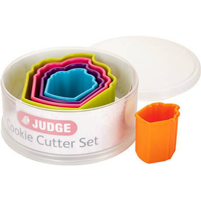 "Judge ""Cupcake"" Coloured Cookie Cutter, Green/Pink/Purple/Blue/Orange, 5-Piece"