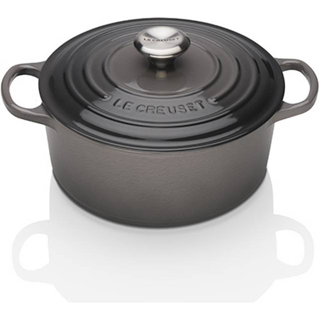 Le Creuset Cast Iron Round Casserole - Flint (28cm / 6.7L)