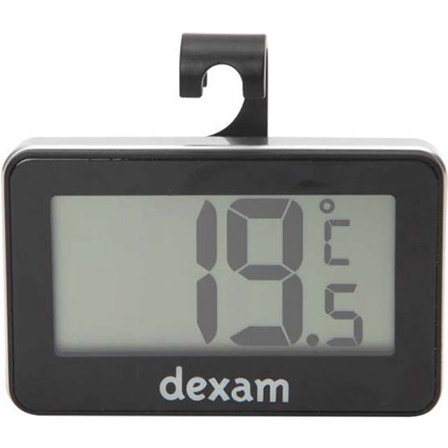 Dexam Digital Fridge Freezer Thermometer, Black