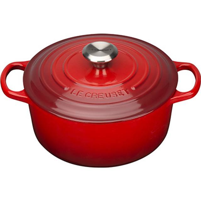 Le Creuset Le Creuset Signature rund gryta 4,2 l Cerise - Röd