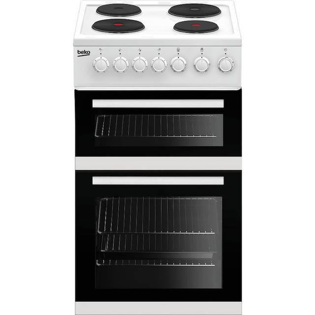 Beko EDP503W 50cm Electric Double Oven with Grill Cooker White
