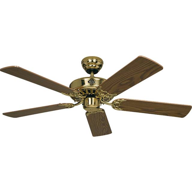 rotor blade Ø 1030 mm, rotor blade Ø 1030 mm, antique oak / polished brass - polished brass, antique oak finish