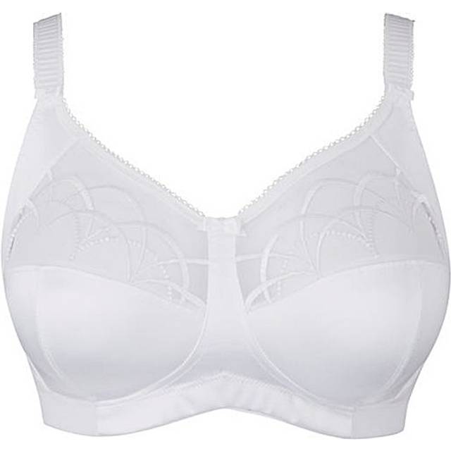 Elomi Womens Cate Non Wired Bra - White - Size 38FF