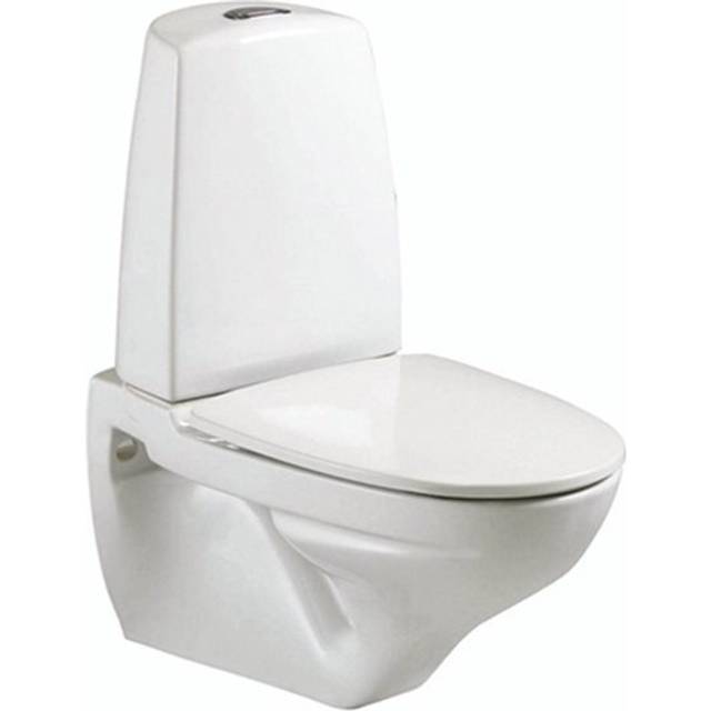 Vägghängd WC-stol Ifö Spira Rimfree 6293 enkelspolning mjuksits