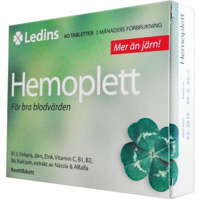 Ledins Hemoplett 60 tabletter