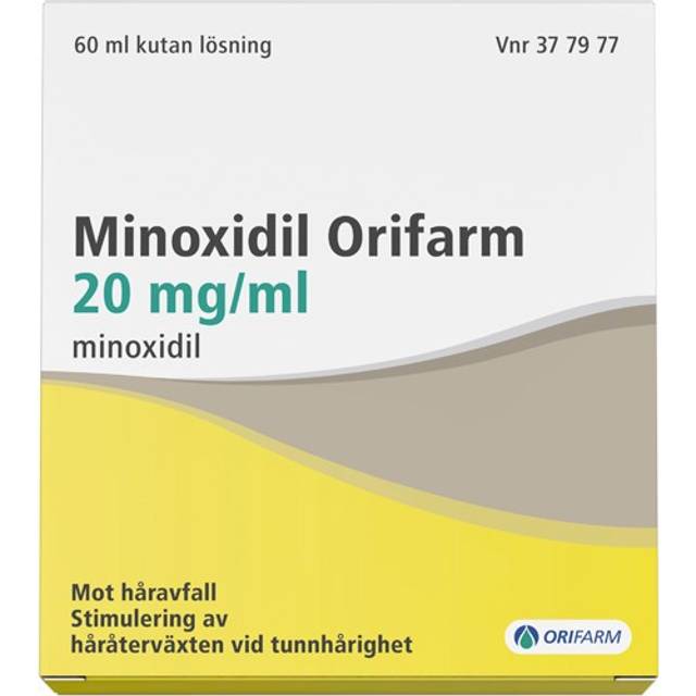 Minoxidil Orifarm, kutan lösning 20 mg/ml 60 ml