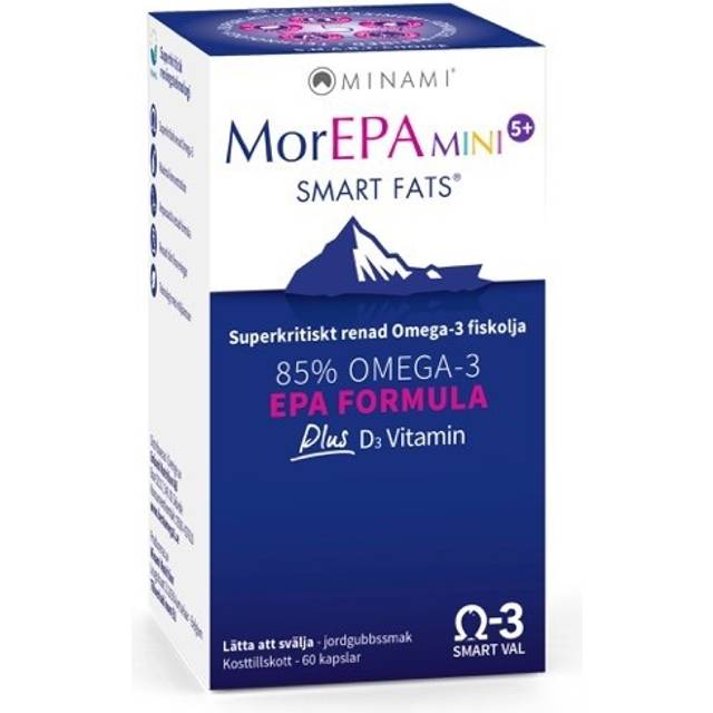 Minami MorEPA Kids Omega-3 med D-vitamin 60k