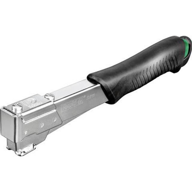 Rapid R311 Häfthammare För Att Häfta Takpapp/Isoleringsmaterial/Plastfolie/Presenningar, Tålig Häfthammare i Stål, För Bredtrådsklammer Nr. 140, 6-12 mm, Kartongförpackning (5000004)
