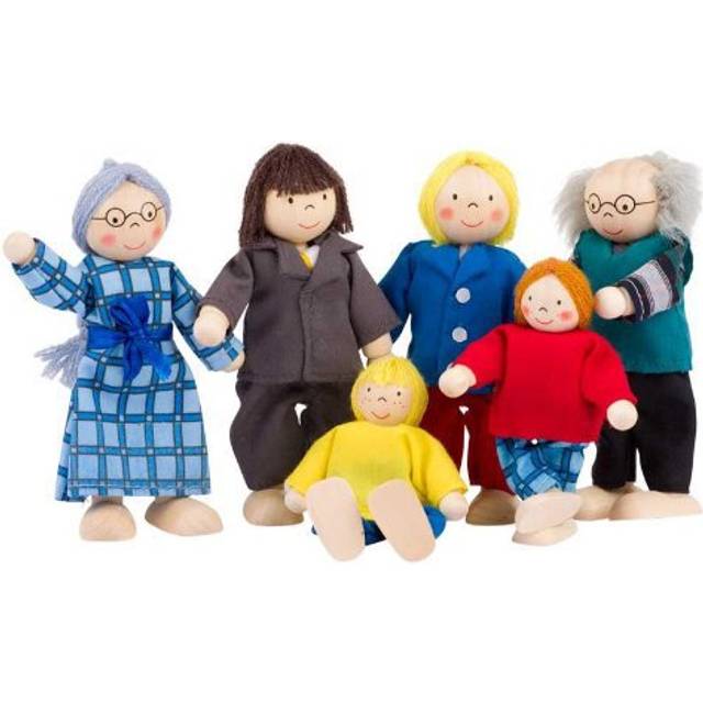 GoKi Wooden Flexible Puppets City Family