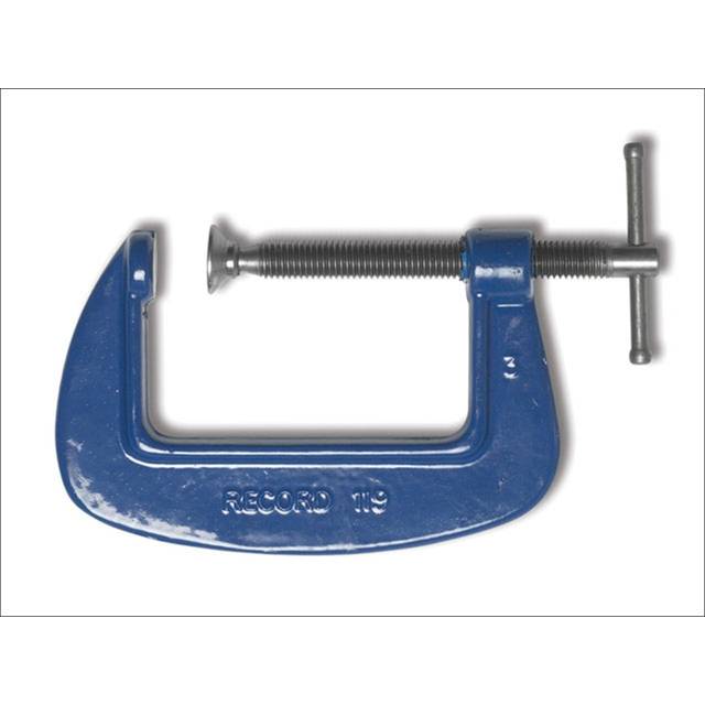 Irwin Record G-Clamp Medium Duty 3" in Blue Steel