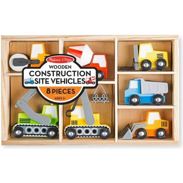 Wooden Construction Site Vehicles