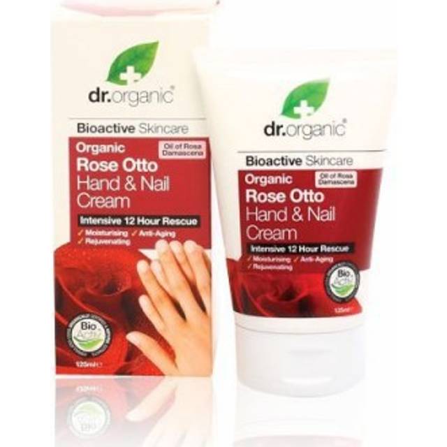 Dr Organic Rose Otto Hand & Nail Cream 125ml