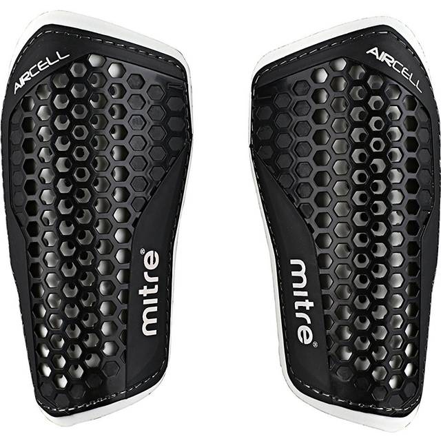 Mitre skenbensskydd Aircell Carbon Slip, blå/turkos/gul, L, S70004BCY