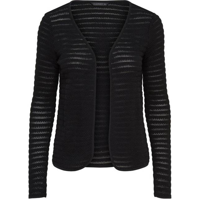 ONLY Onlcrystal Ls Cardigan Noos för kvinnor, svart (svart), S