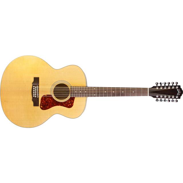 Guild F-2512E Jumbo Electro Acoustic Guitar Natural