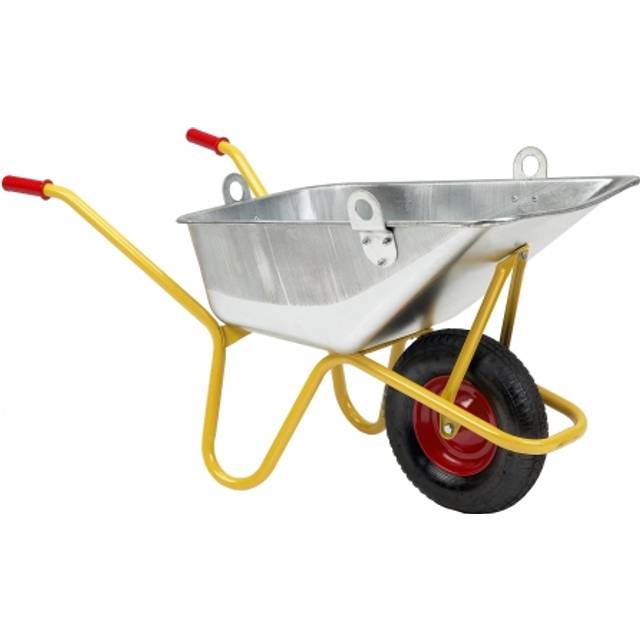 Ravendo pneumatic tyres with lifting eyelets, pneumatic tyres with lifting eyelets, LxW 1310 x 605 mm - yellow, silver