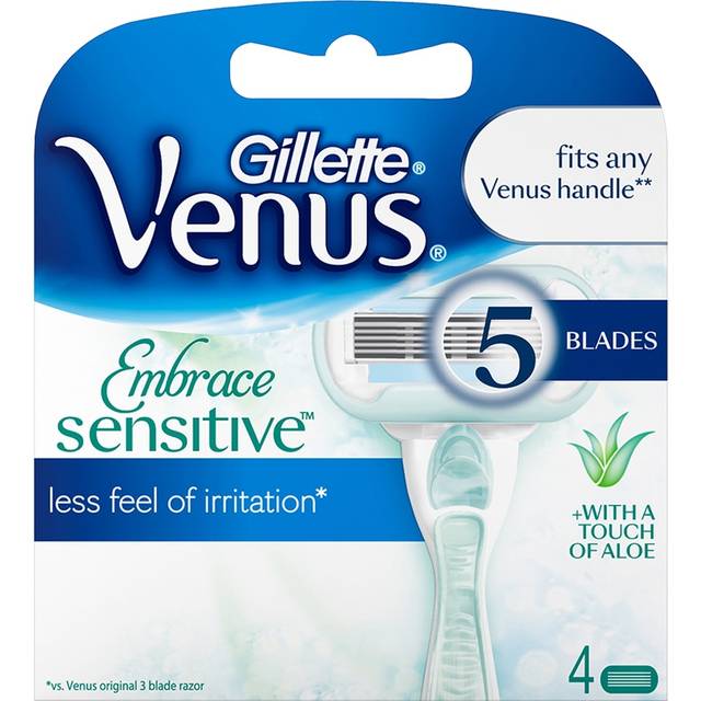 Gillette Venus Deluxe Smooth Sensitive Ersättningsblad 4 st.