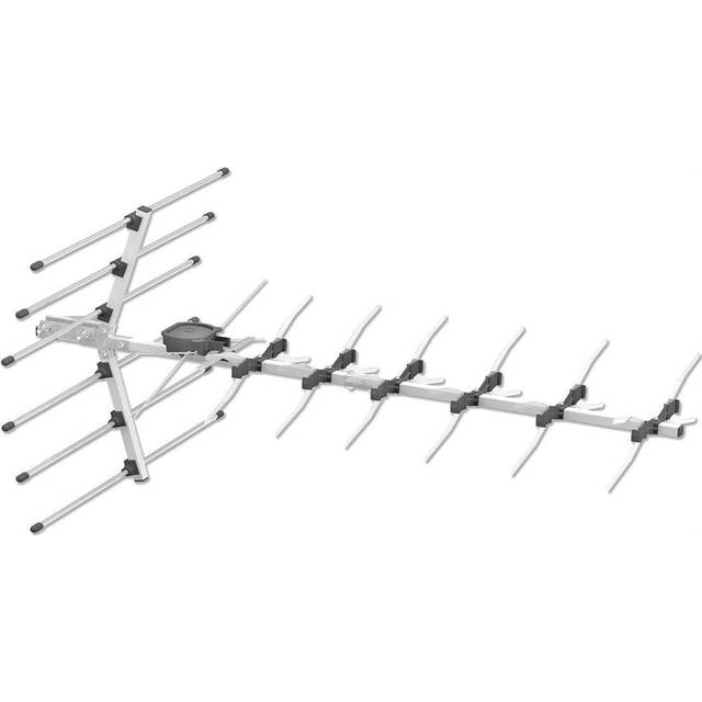Maxview 30 Element Wideband Highgain UHF Digital TV Aerial - Silver - 9 x 62 x 15.5cm