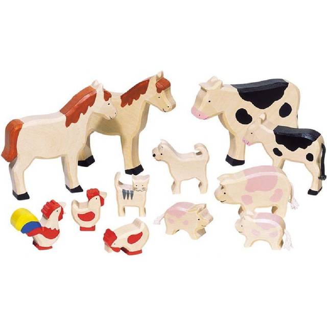 GoKi Wooden Farm Animals