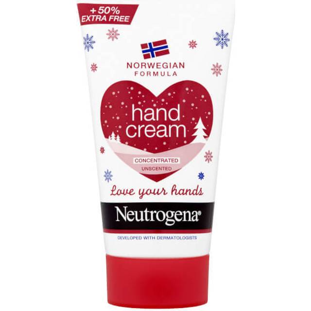 Norwegian Formula Hand Cream Concentrated Unscented, Immediate and Lasting Relief With Glycerin, (300 Applications), 75 ml (Pack of 1)