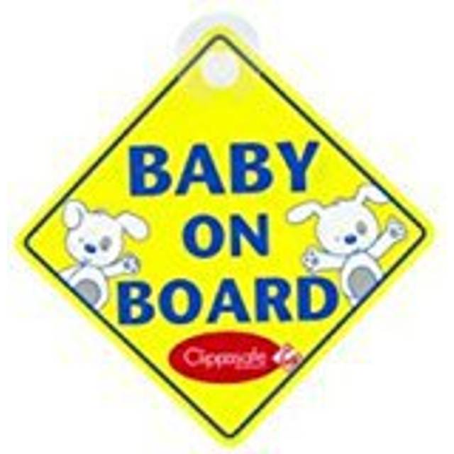 Clippasafe Baby On Board Sign (53) Yellow