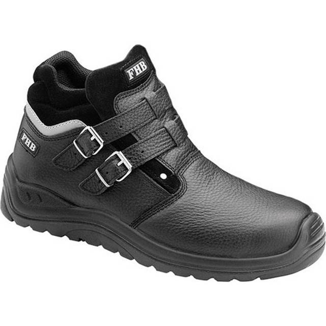 Sicherheitsstiefel NORBERT, Gr.41 schwarz Kuhleder S3 HRO EN20345
