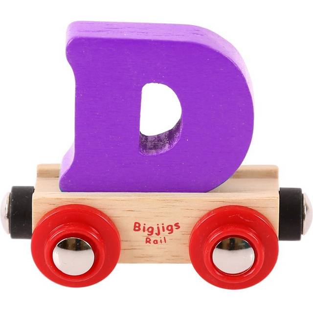Wooden Rail Name Letters - D