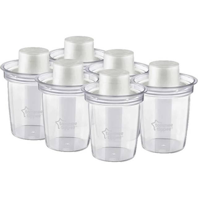 Tommee Tippee To Go Milk Powder Dispensers & Containers x6