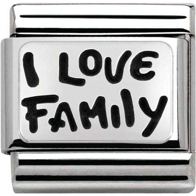 Nomination I Love Family Charm - Silver