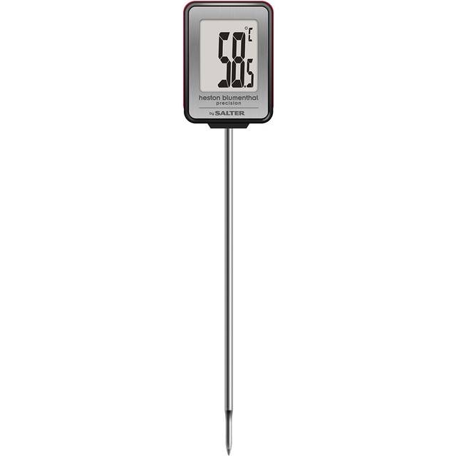 Heston Blumenthal Digital Meat Thermometer by Salter, Instant Read Food Probe for Kitchen, Cooking, BBQ, Within 0.1 Degree Precision, Incl....