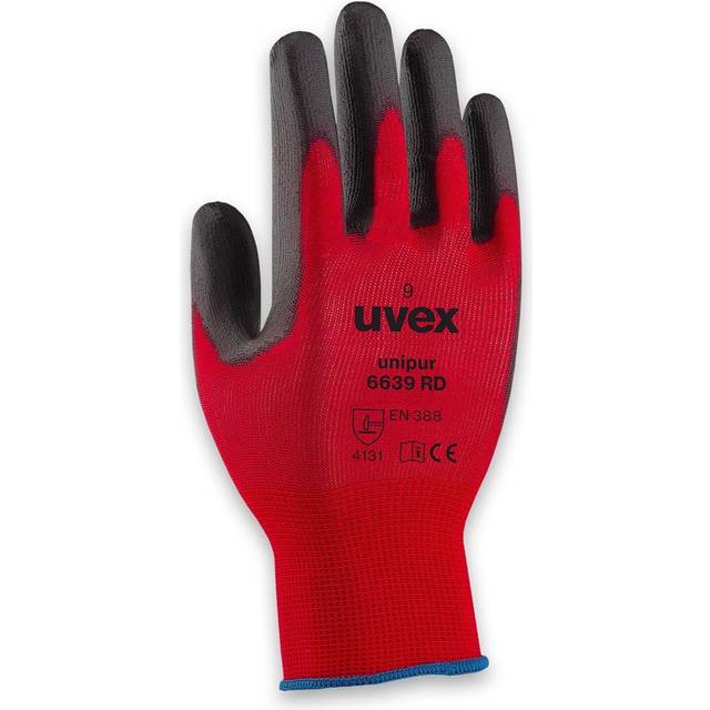 uvex unilite / unipur 6024807 Polyamid, Polyuretan Monteringshandskar Storlek (handskar): 7 EN 388 1 par
