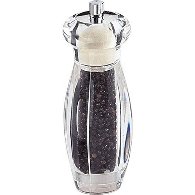 Krystal Acrylic Combination Pepper Mill & Salt Shaker, Gift Boxed, 16cm