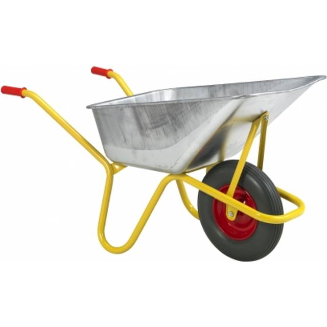 Ravendo puncture proof tyres, puncture proof tyres, LxW 1310 x 600 mm - yellow, silver