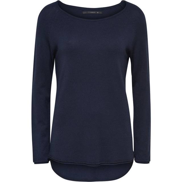 Women's long sweater Only Mila lacy manches longues - Noir