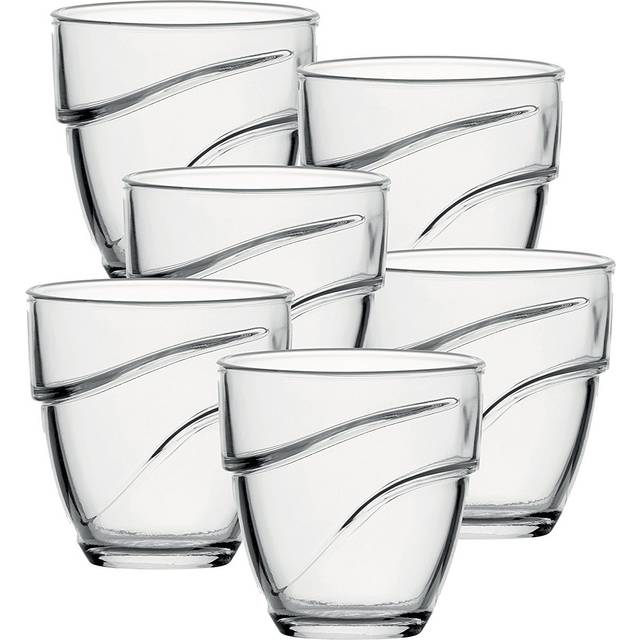 Duralex Set of 6 Wave Stacking Tumblers, 27cl