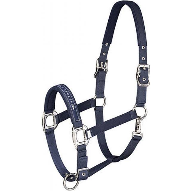 Schockemöehle Memphis nylon headcollar for horse - Bleu