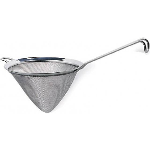 KitchenCraft Stainless Steel Fine Mesh Conical Sieve 18cm - Silver