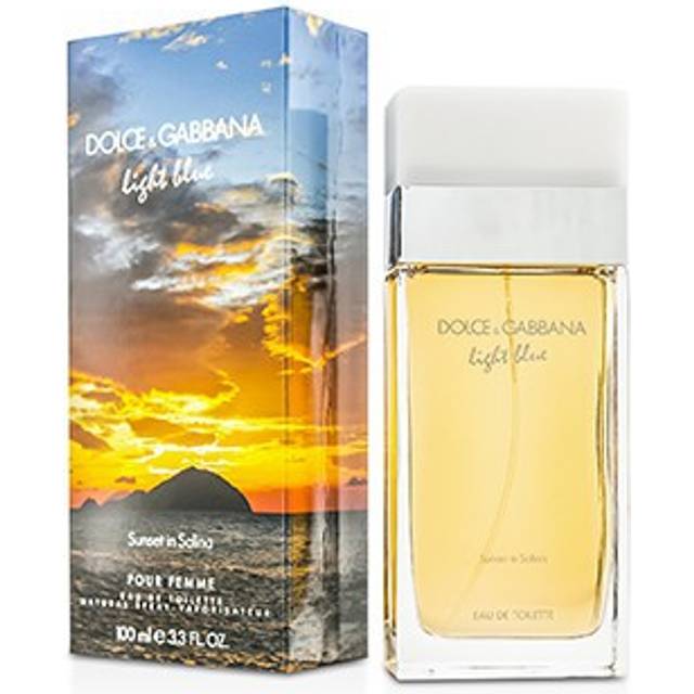 Dolce & gabbana light blue sunset in salina